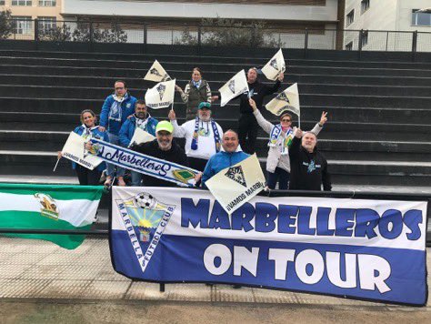 Por causa de fuerza mayor nuestros viajeros no pudieron estar en Tarazona y por otra causa y está si que es maravillosa no podrán estar en Barcelona en el campo del Europa, pero ojo!! que no os libráis nuestros viajeros estarán en las próximas salidas.

Vamos mi Marbella.