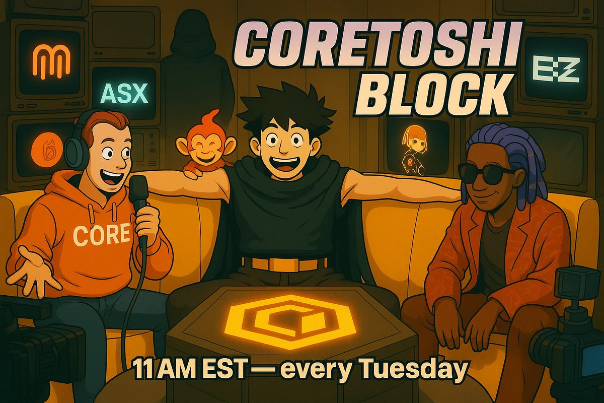 CommunityofCore's tweet image. Happy Monday Coretoshis!

Join @DylanJDennis @whoaminev @0xBim_gg this week and discuss: The battle for TVL!

What does liquidity mean for Web3? How can CORE win the liquidity war with yield on native BTC

x.com/i/spaces/1kvKp…
