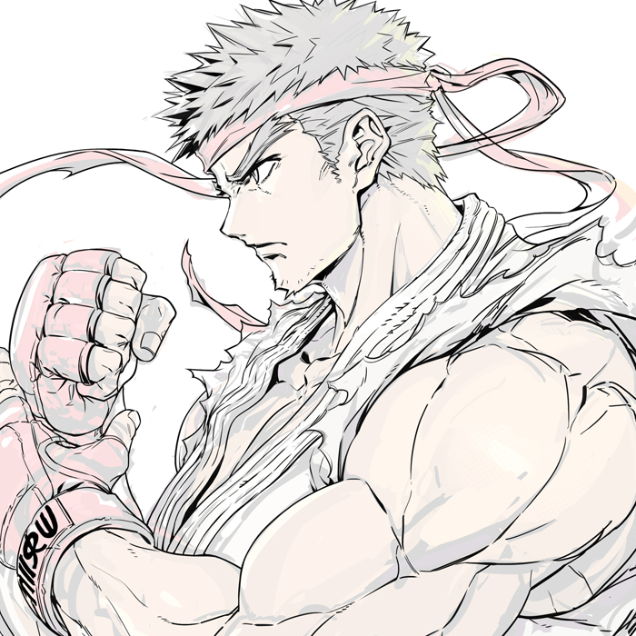 コツコツ描き進めてるリュウさん