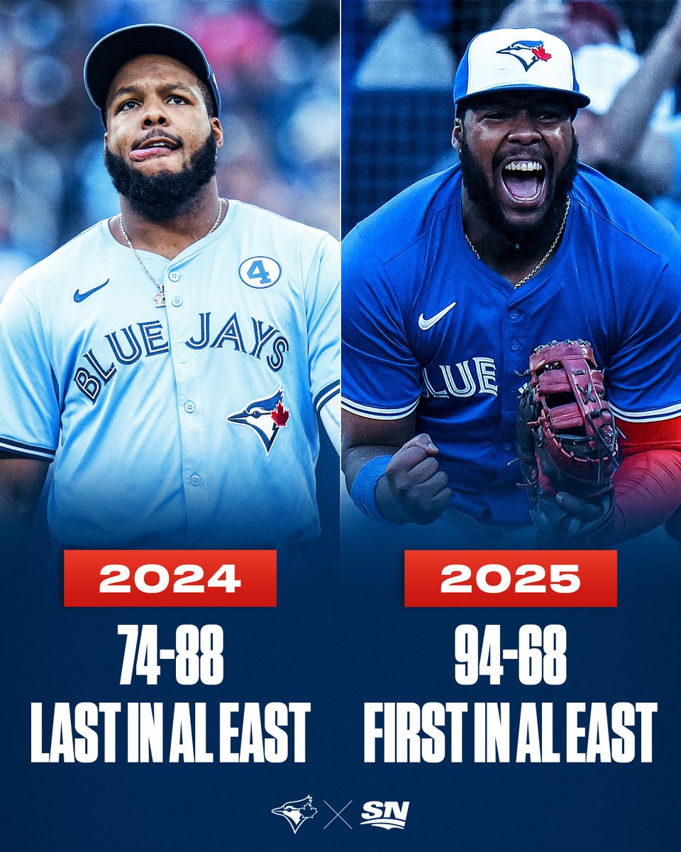 What a difference a year makes 😏