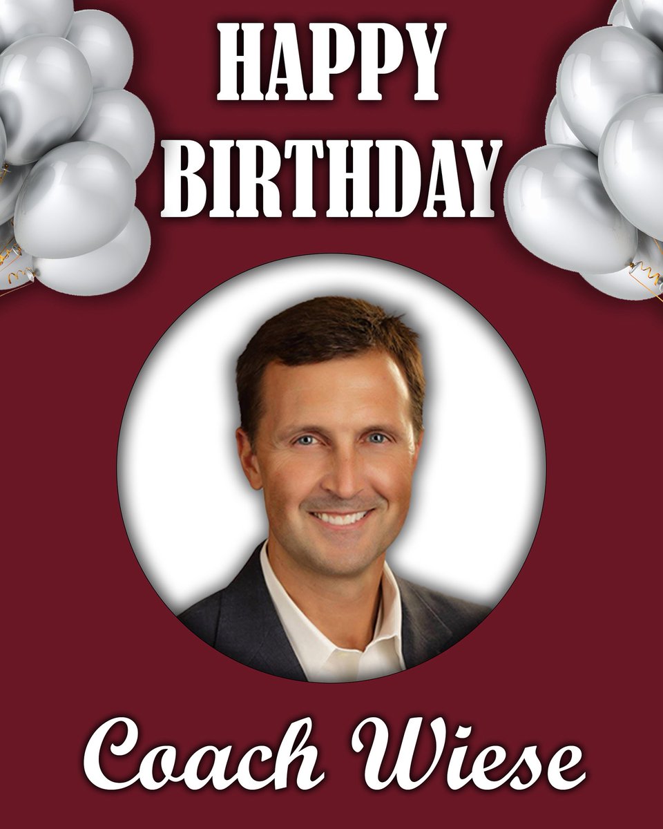 Happy Birthday Coach Wiese!🎉