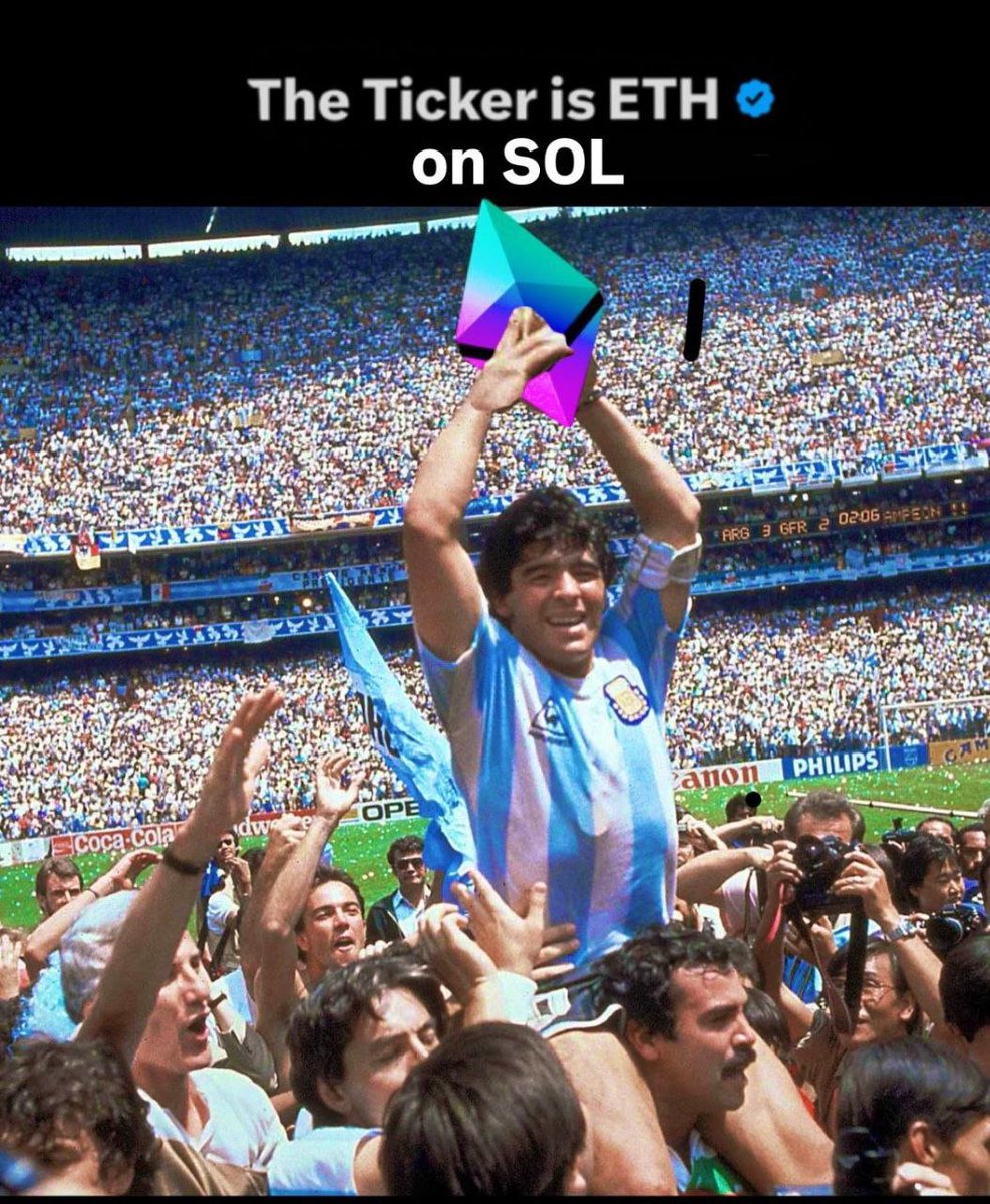 TheTickerIs_ETH's tweet image. HODL for something greater. #ETHonSOL