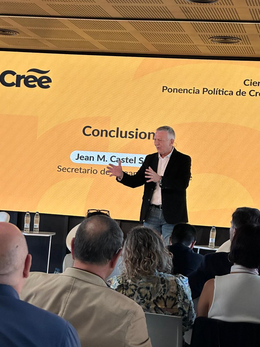 ¡Qué fin de semana! 
Ponencia Política de <a href="/CreeOficial/">Cree Oficial</a>. Un proyecto sólido, construido desde la base para devolver la ética pública al centro. Gracias a toda la militancia. Este es el punto de partida. ¿Te unes?

#Cree #Reformismo #ÉticaPública #NuevaPolítica