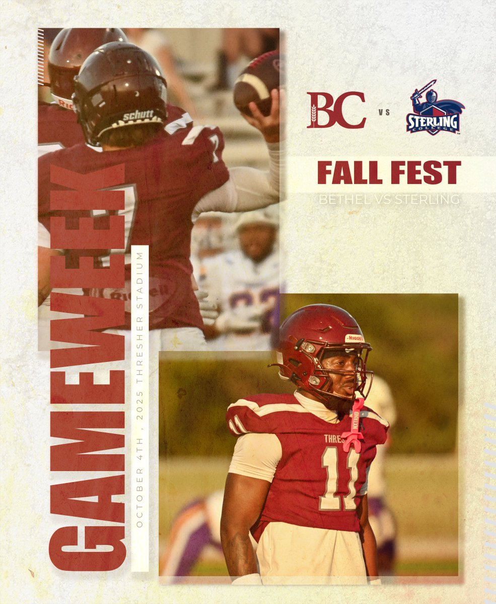 Momentum travels. Energy returns home. See you Saturday for FALL FEST! 

🆚: Sterling
🗓️: Saturday
⏰: 6 PM
🏟️: Thresher Stadium

#RollOn | #TTPP

🔗: urbanedgenetwork.net/watch/3406