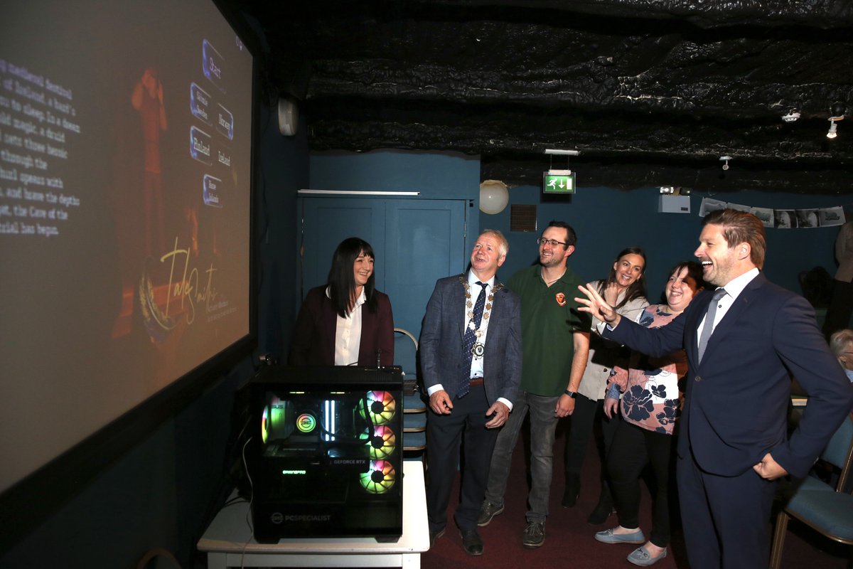 WesternDevCo's tweet photo. The WDC has today launched a new immersive digital experience at Rathcroghan Visitor Centre in Co. Roscommon, showcasing how the West of Ireland can lead as a testbed for creativity and innovation.

Developed under the WDC-led N-LITE project, the installation reimagines Oweynagat (Ireland’s “Gate to Hell”) through immersive storytelling, blending heritage, mythology and digital technology.

Backed by €1.5m from the Interreg NPA Programme, N-LITE supports creative SMEs across Ireland, Finland, Sweden, the Faroe Islands and Norway to explore new tools, markets and opportunities in immersive tech.

🎮 The experience will also feature in Tale Smiths, a free game bundle launching on Steam, bringing Ireland’s stories to global audiences.

👉 Read the full story here: https://t.co/Bp7xinTTks