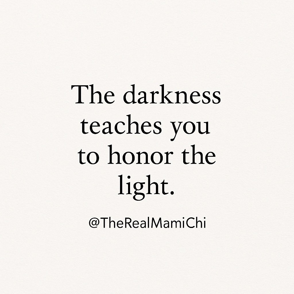 TheRealMamiChi's tweet photo. Good day y’all 🌞 
The Law of Polarity says nothing exists without its opposite. Don’t curse your challenges — they’re what make your blessings shine brighter. https://t.co/FkEqdNubQh