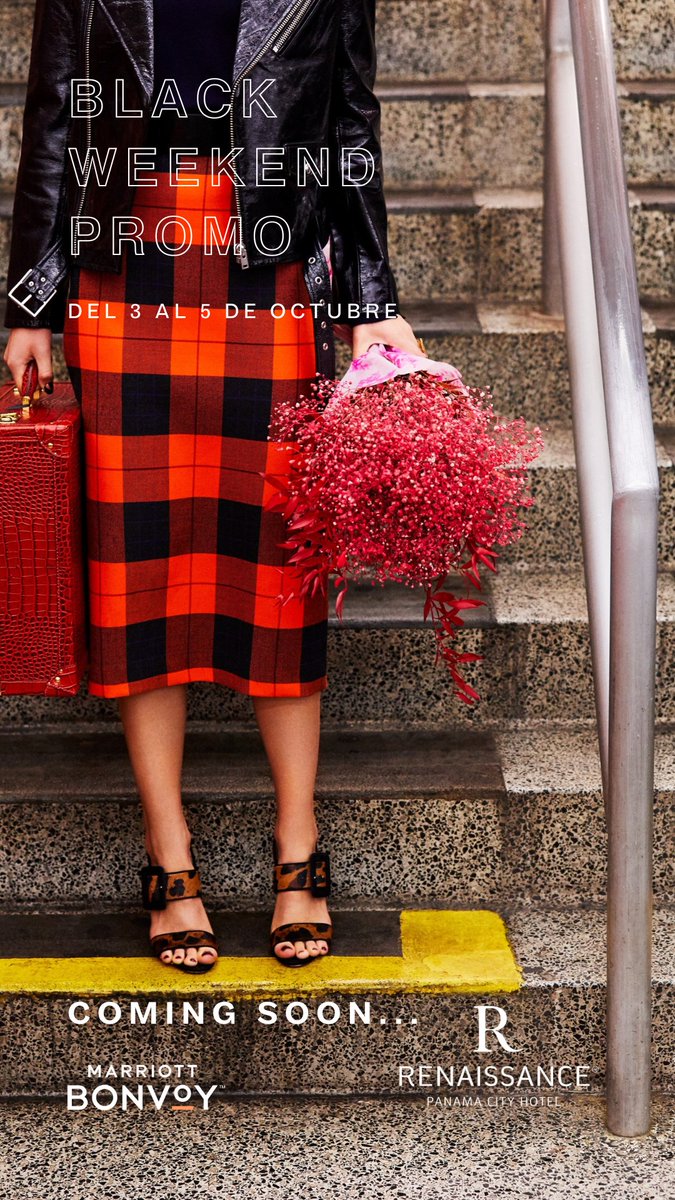 Algo inesperado está por llegar.
Prepárate para descubrir una experiencia única este Black Weekend.
Muy pronto en Renaissance Panamá: una oportunidad para explorar, conectar y dejarte sorprender.
 #BlackWeekend #DescubreLoInesperado #RenaissancePanama