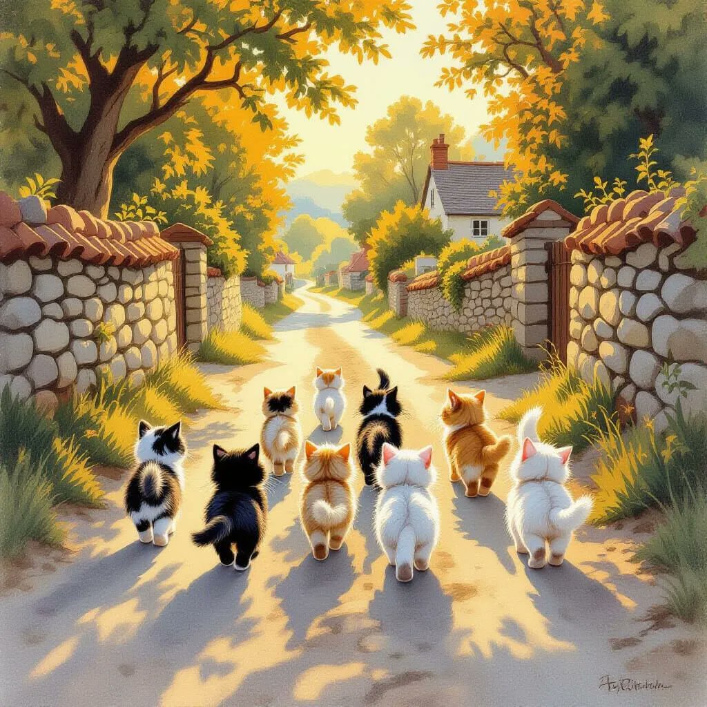 Purfect Morning Walk