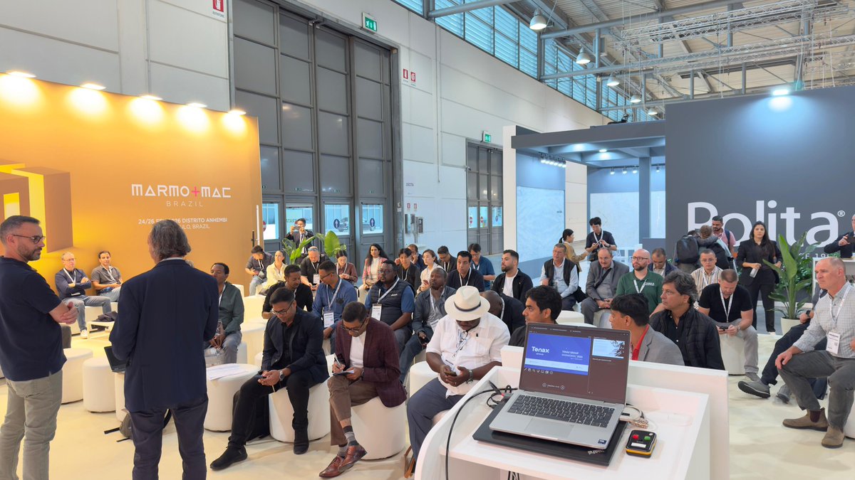 ITANewDelhi's tweet photo. 59th edition of #Marmomac 2025 concluded successfully!
ITA New Delhi has organized the participation of a highlevel Indian delegation of marble and stone companies, exploring opportunities for sourcing cutting edge Italian stone processing machinery and building partnerships. https://t.co/O9iA9g1RMi