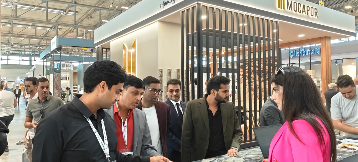 ITANewDelhi's tweet photo. 59th edition of #Marmomac 2025 concluded successfully!
ITA New Delhi has organized the participation of a highlevel Indian delegation of marble and stone companies, exploring opportunities for sourcing cutting edge Italian stone processing machinery and building partnerships. https://t.co/O9iA9g1RMi