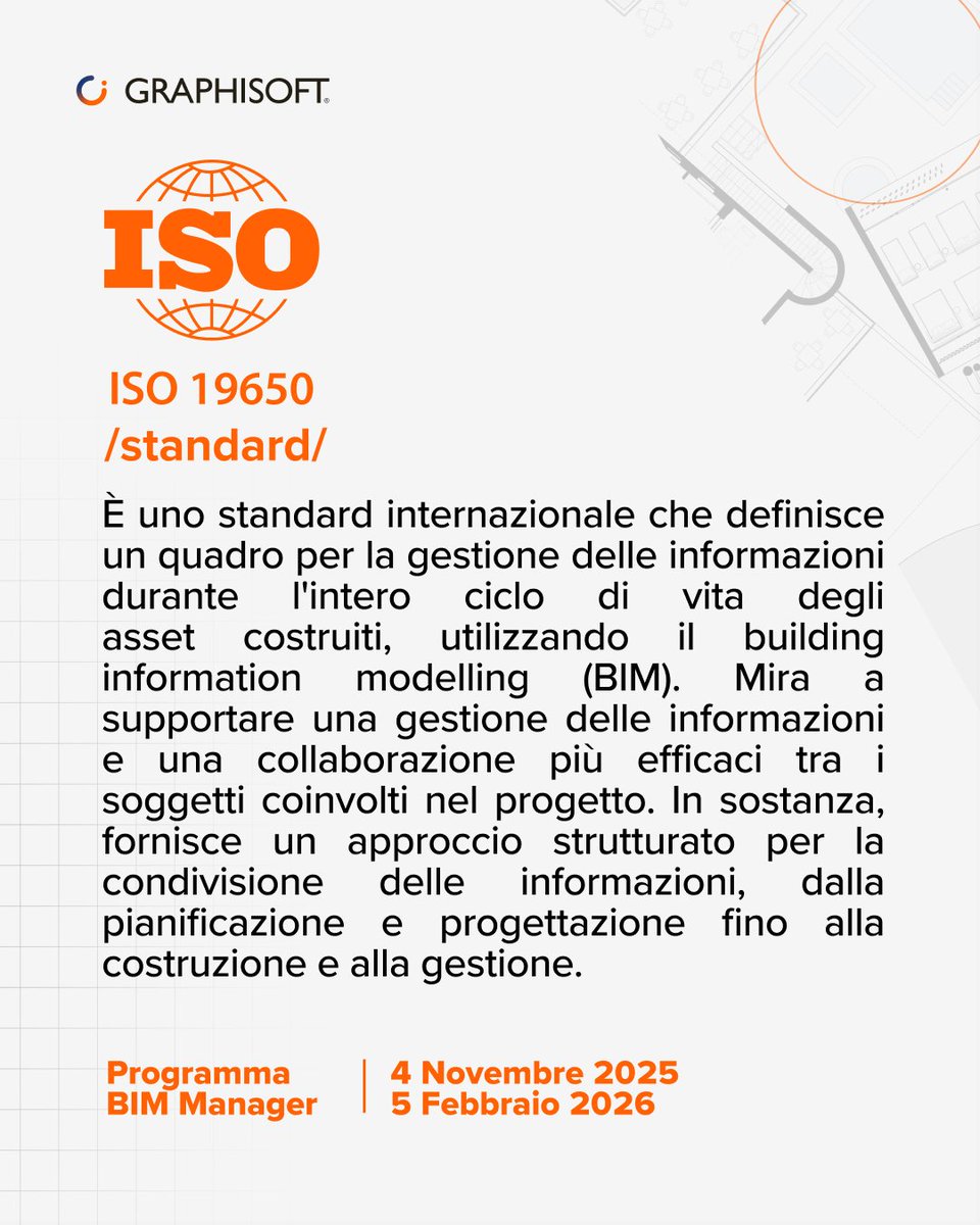Scopri come una gestione efficace delle informazioni può trasformare l’ambiente costruito in 10 settimane. Il programma approfondisce come la norma ISO 19650 e altre best practice favoriscano una gestione chiara e collaborativa delle informazioni.
bit.ly/40RjcW5