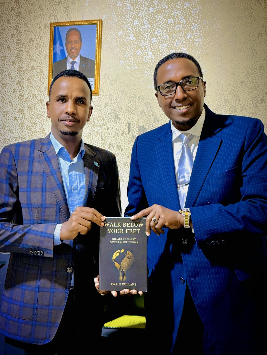 Today I had the privilege of receiving Ambassador <a href="/Awalekullane/">Amb. Awale Kullane</a>  Kullane’s “Walk Beneath Your Feet: The Art of Silent Power and Influence.”

As diplomats, we learn that the loudest voice is not always the strongest. Silent power, the kind embodied by Ambassador Kullane, builds