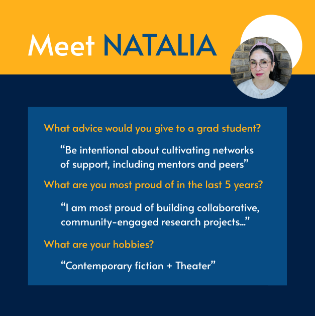 SRCDtweets's tweet image. Meet #SRCD member (and SRCD Latinx Caucus member) Natalia Palacios, Associate Professor at the Applied Developmental Science Program at the University of Virginia!

Read more of this insightful Q&amp;amp;A at srcd.org/news/member-sp….