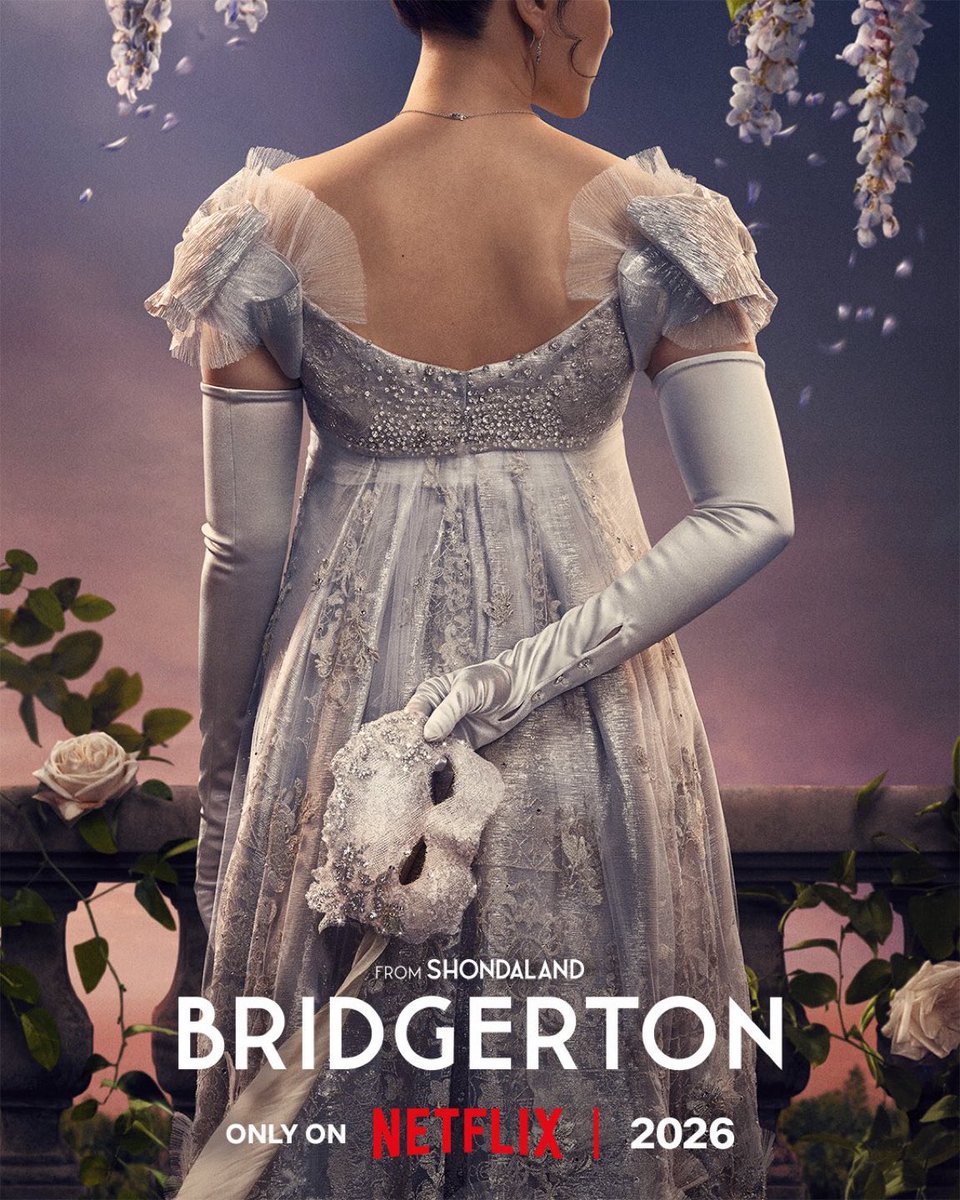 🚨 Póster de la cuarta temporada de 'Bridgerton'.

Se estrenará en 2026.