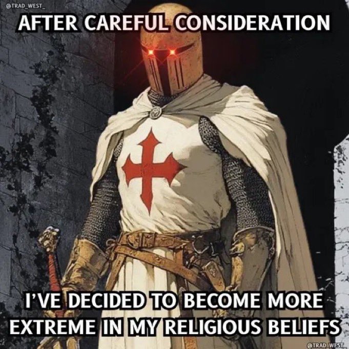 Every day I look at the world, I become more extreme in my faith. I want a crusade so badly I can almost taste it. But the coming battle belongs to the Lord. He will remove his church in a few days from now and bring judgment. Please, call upon the name of Jesus. You do not want