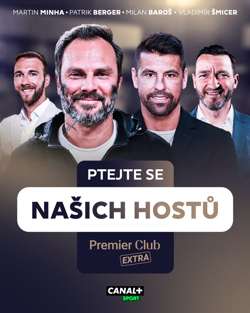 V úterý nás čeká mimořádný 𝗣𝗿𝗲𝗺𝗶𝗲𝗿 𝗖𝗹𝘂𝗯 (20:00)! 🔥

O čem bude? 👉 Liverpool a kariéry našich speciálních hostů! 🇨🇿 

Máte k těmto tématům otázku? Napište ji do komentářů! 💬 Vybrané dotazy položí v pořadu 𝗣𝗿𝗲𝗺𝗶𝗲𝗿 𝗖𝗹𝘂𝗯 𝗘𝘅𝘁𝗿𝗮 moderátor Martin Minha. ⚽️
