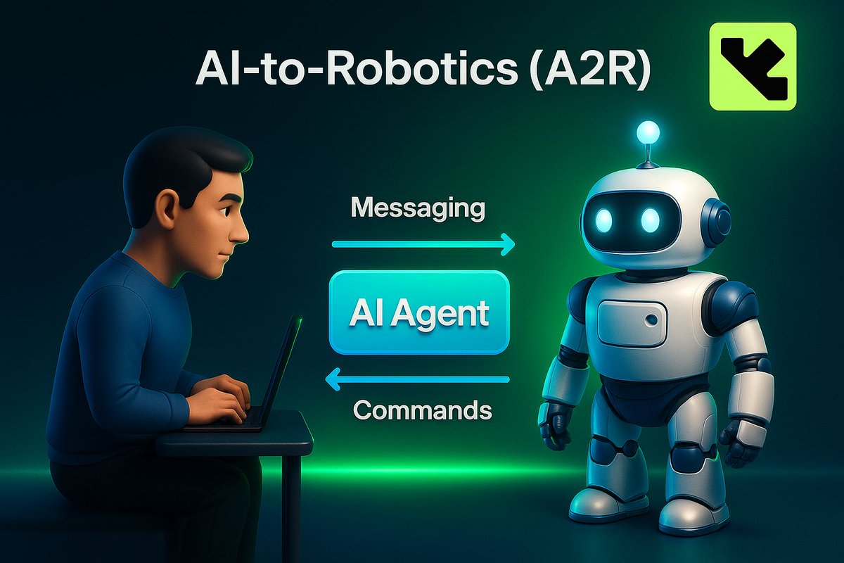 cornerstone_xbt's tweet photo. 🚀 The future is here with @khorusio AI-to-Robotics (A2R) 🌍
Seamless connection between humans 🤝 AI Agents 🤖 Robots.
From messaging ➡️ to action, A2R bridges intelligence and reality.

#AI #Robotics #A2R #FutureTech @Jackhitsback https://t.co/4YMT8WN0YZ