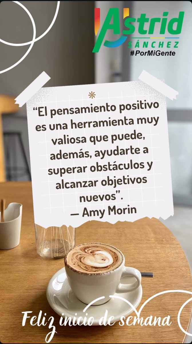 ¡Una nueva semana! ¡Una nueva oportunidad!