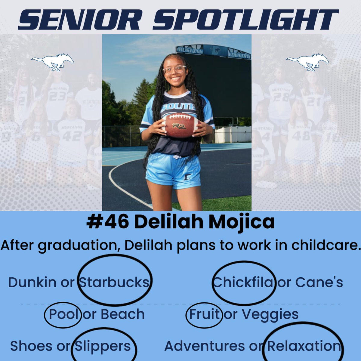 DGS_FlagFballl's tweet photo. 🚨SENIOR SPOTLIGHT🚨

Senior night is TOMORROW! We can’t wait to celebrate our 6 seniors! Today and tomorrow we will highlight 3 seniors. https://t.co/2vFOCXf3am