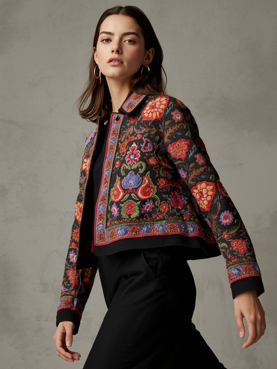 AhsanKhan110834's tweet photo. Here’s the full trending set for this portrait:

 Crimson Threads
Embroidery of Elegance

#CrimsonThreads #ArtInFashion #AIportrait #BohemianChic #FloralElegance #DigitalMuse #TextileArtistry #CulturalVibes #TimelessStyle https://t.co/zcLY25HPxC