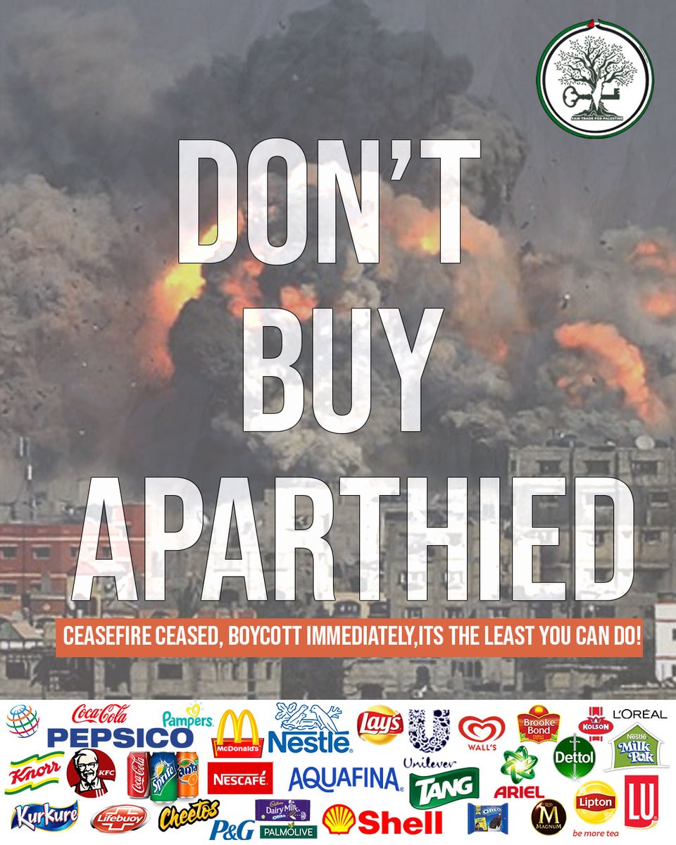 ftp_movement's tweet photo. Boycotting isn’t a trend. It’s a long-term resistance. 
Every product we reject is a stand against injustice.  
Keep boycotting, for a just and peaceful future.  
#FairTradeForPalestine
#BoycottForPalestine #BDS https://t.co/zzjEUXB4AO