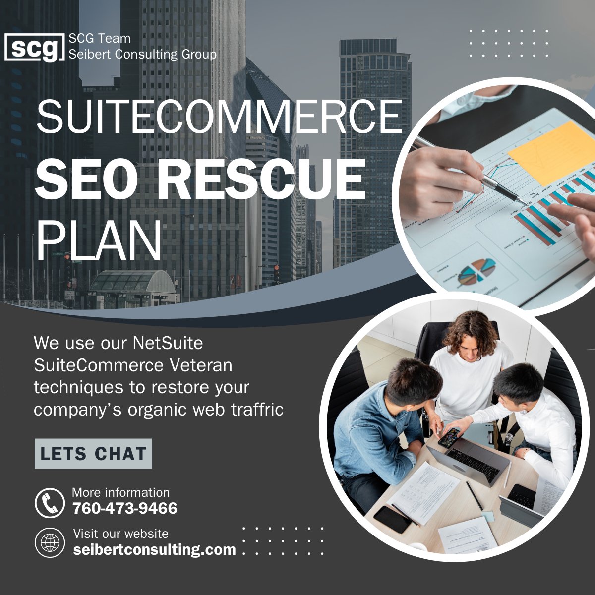 paul_seibert's tweet photo. ๐ SEO struggles? SCG Team is here to save the day!
Our SuiteCommerce SEO Rescue Plan restores your organic traffic and optimizes performance like pros. Donโt settle for lessโopt for the best:
https://t.co/jZstZS3TMV ๐ง
#SuiteCommerce #SEO #GEO #DigitalMarketing #SEM https://t.co/eKItAdWutU