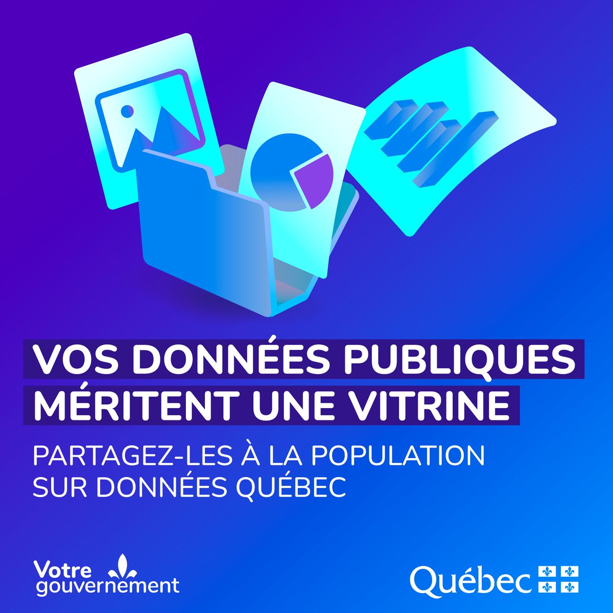 Devenez diffuseur de données sur Données Québec💡 Vous êtes une municipalité, un organisme public ou une organisation de la société civile? Vous avez des données d’intérêt public? Partagez-les à la population! Pour devenir diffuseur, contactez-nous: : ow.ly/x2mw50X18Ib