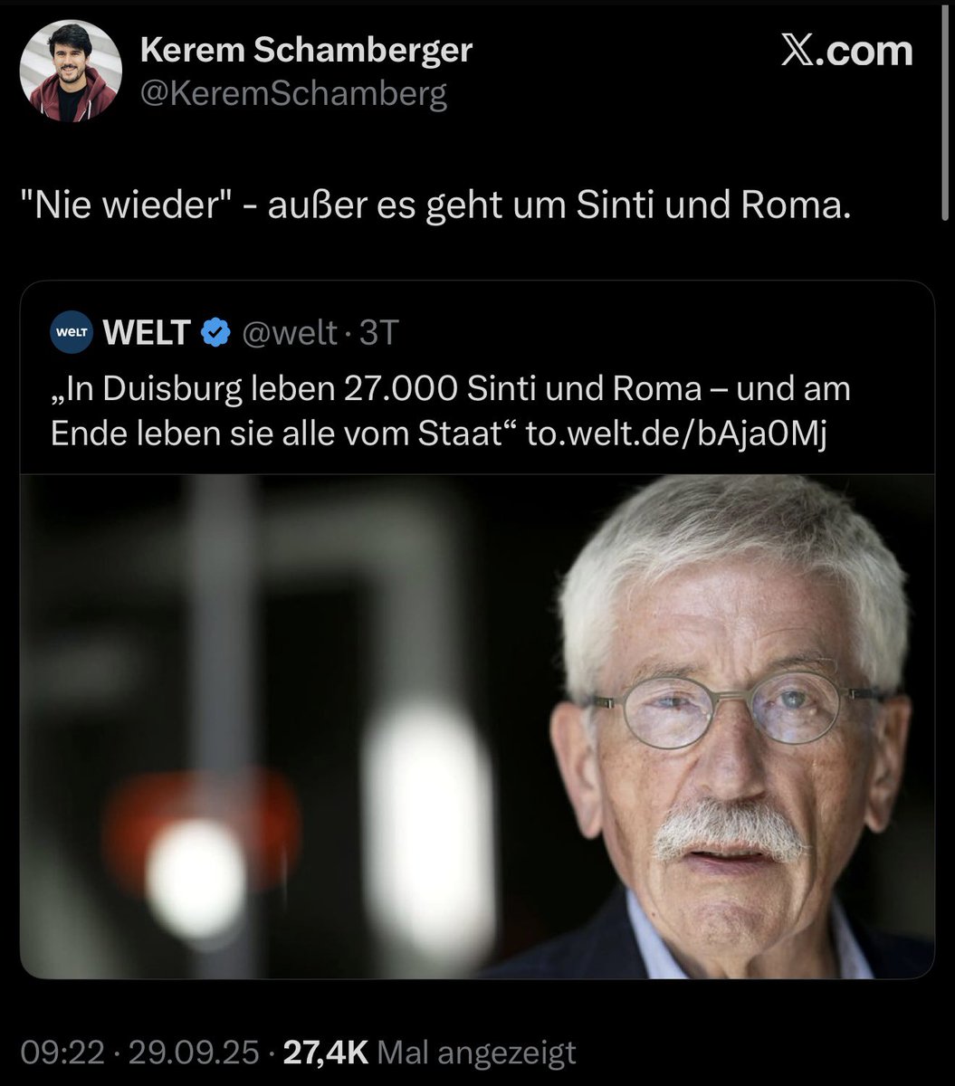 „Alle müssen alles „kostenlos“ kriegen sonst ist es exakt das selbe wie der Holocaust.“