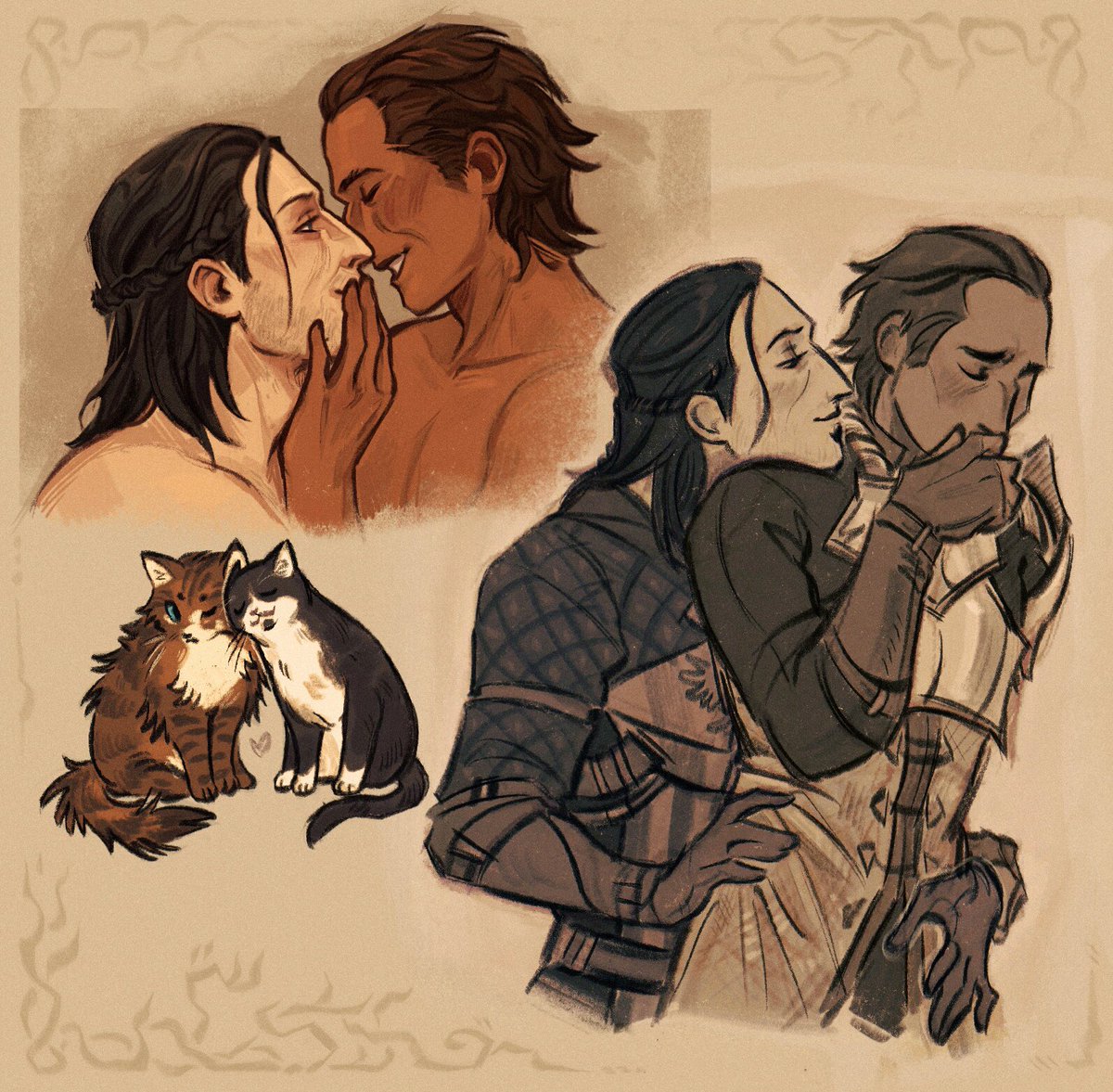 im making the archers gay again #vaelhowe #dragonage