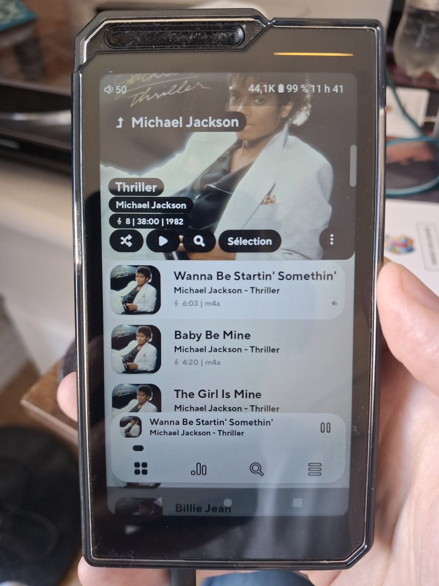 alexiogrenier's tweet image. A must-have album on my DAP ! 🫶 #MichaelJackson #DAP #DigitalAudioPlayer #Wow #Impressive #ClassicAlbum