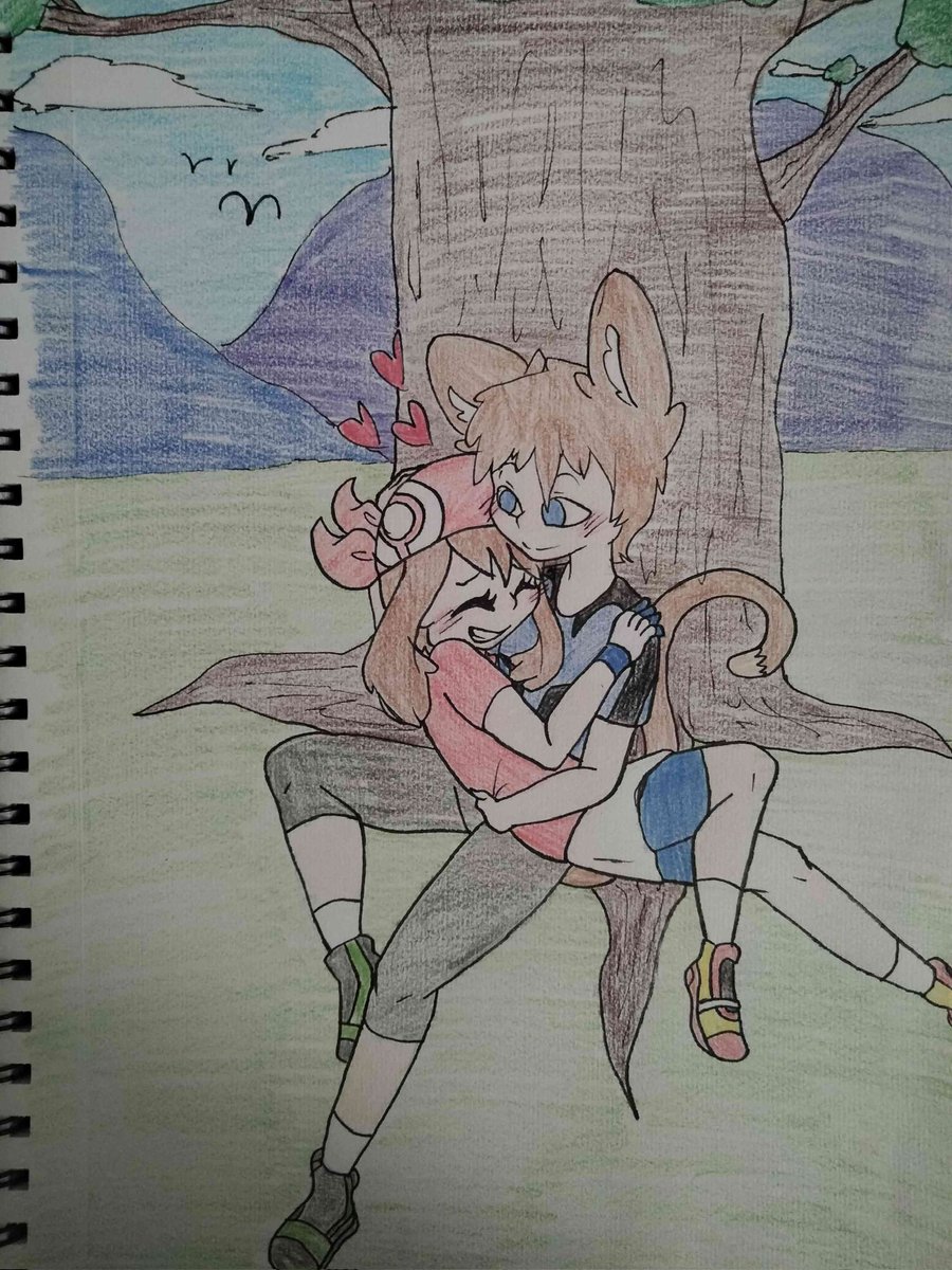 ShieldsCoolkid9's tweet photo. I wanted to share my ships, the names and some general info!
Starting with of course the one that started it all, #ShySpring
ShySpring is my ship between Aidan and my (AU) May…Aidan’s a shy boy…May’s a sweet girl…May loves taking care of her little neko boy and cuddling him https://t.co/zUk1ogjX4a