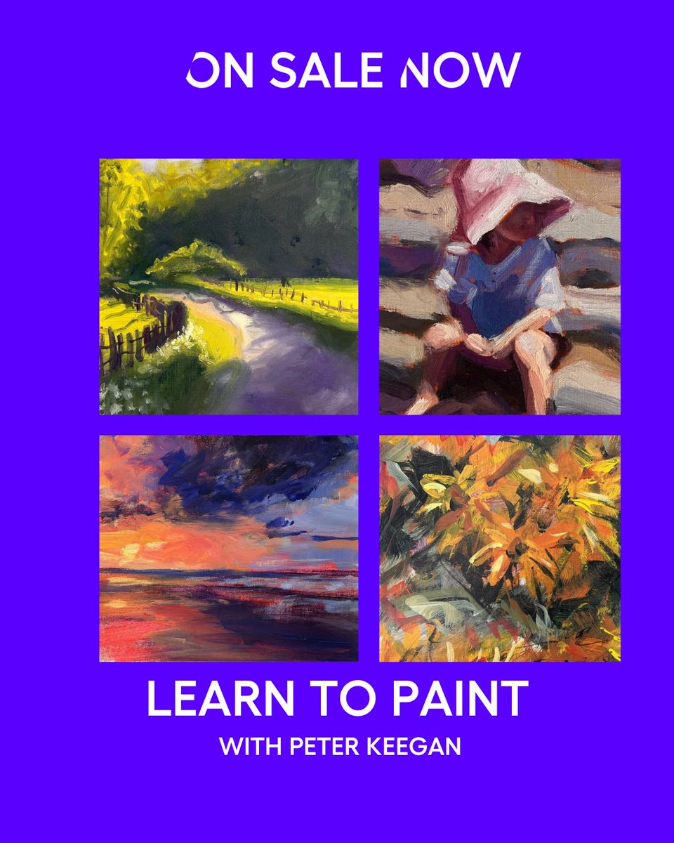 Artist <a href="/PDKeegan/">Peter Keegan</a> returns with his latest Learn to Paint in Acrylics series:

26 Feb: Learn to paint Landscapes
27 Feb: Learn to paint Figure scenes
28 Feb: Learn to paint Coastal Scenes
1 Mar: Learn to paint Vibrant Flowers

🎨 1-day workshops | Book now: atgtix.co/4mDmC6I