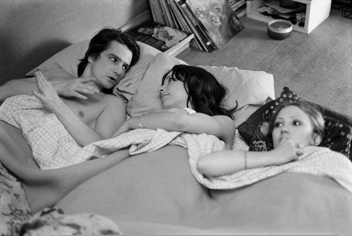 austinfilm's tweet photo. Nouvelle Vague icon Jean-Pierre Léaud forms a love triangle between his girlfriend and a nurse in Jean Eustache’s existential gender drama. AFS Founder and "French New Wave" series curator Richard Linklater joins us Oct. 11 for THE MOTHER AND THE WHORE.  
 https://t.co/7y2OFGCTdC https://t.co/xpmQy6IwmN
