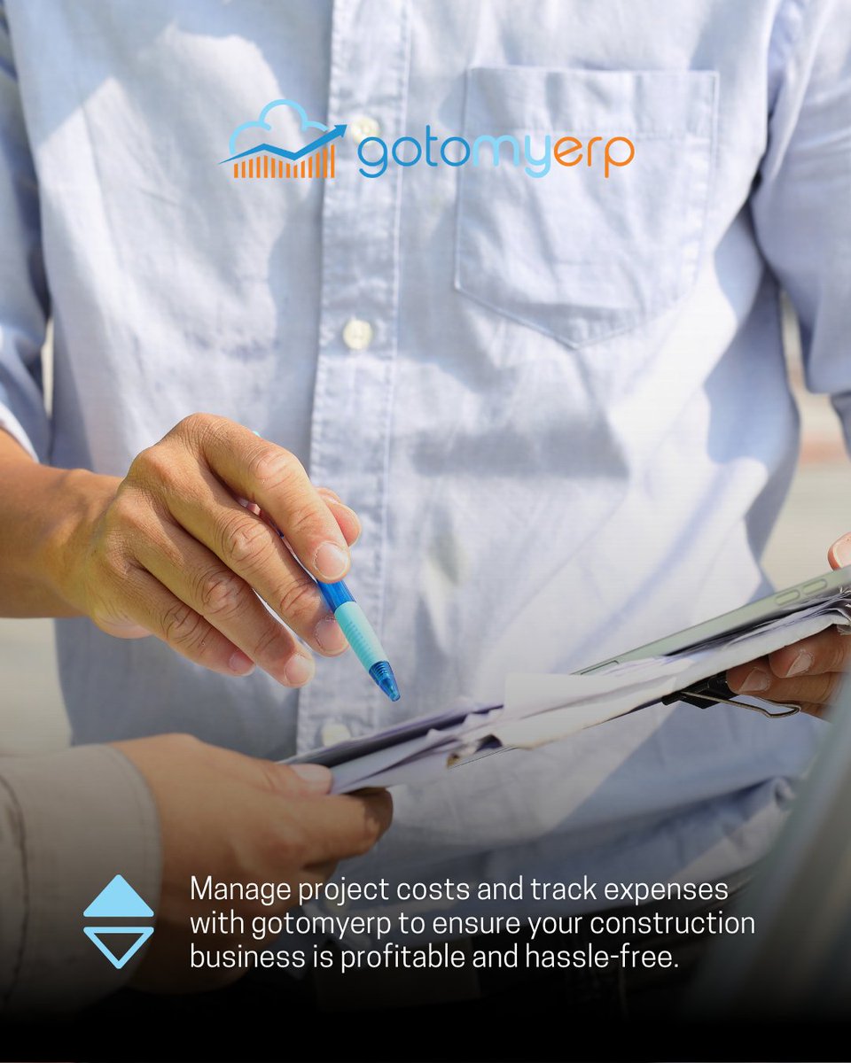 gotomyerp's tweet image. Manage project costs and track expenses with gotomyerp to ensure your construction business is profitable and hassle-free.
.
.
#Sage #SageHosting #SageCloud #Sage300 #SageERP #CloudERP #ERP #ERPsoftware #ERPsystem #CloudHosting #gotomyerp