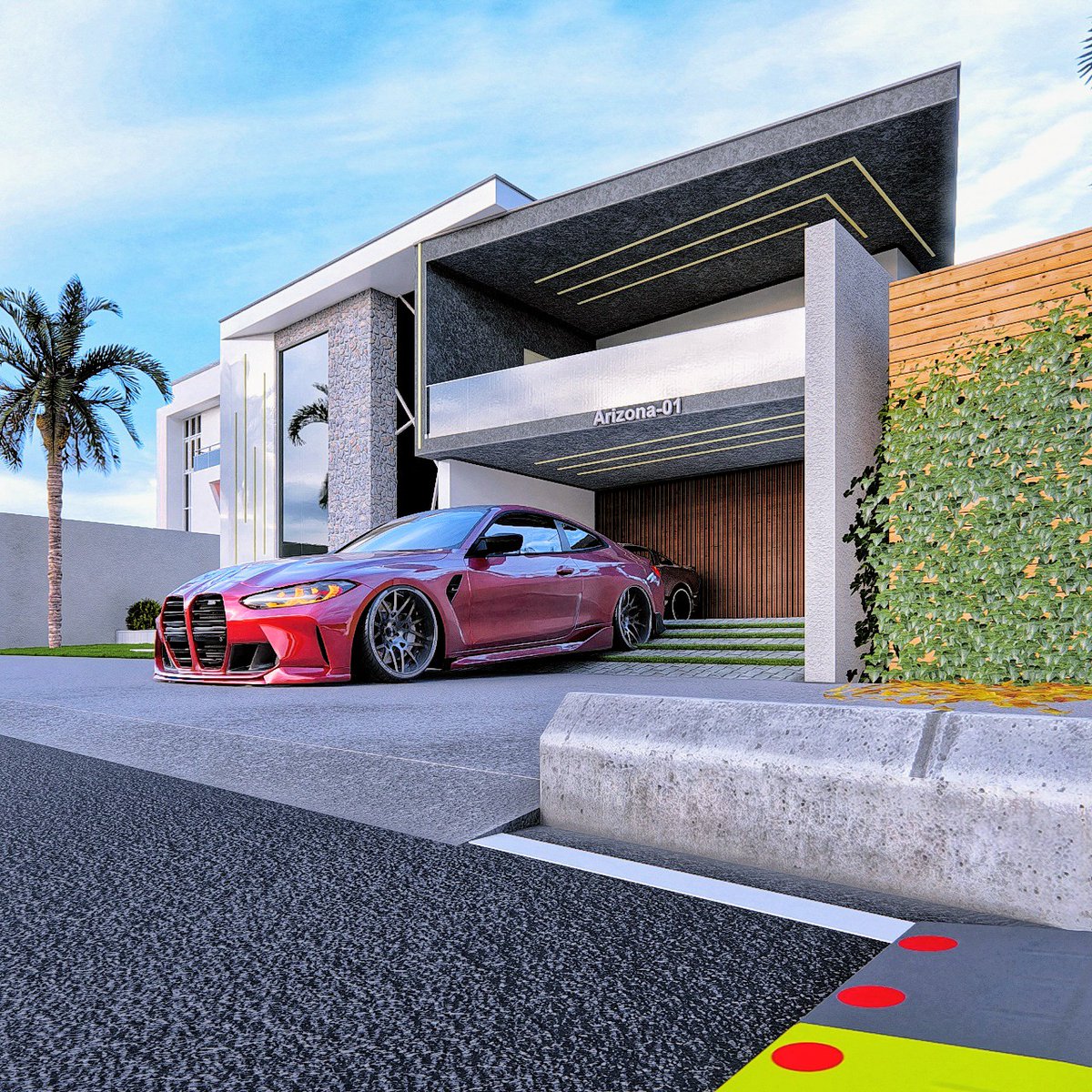 Project Arizona 📌 
You'll love it here , when the lights are turned on at night.

Rendered on lumion 2024

#architecturaldesign