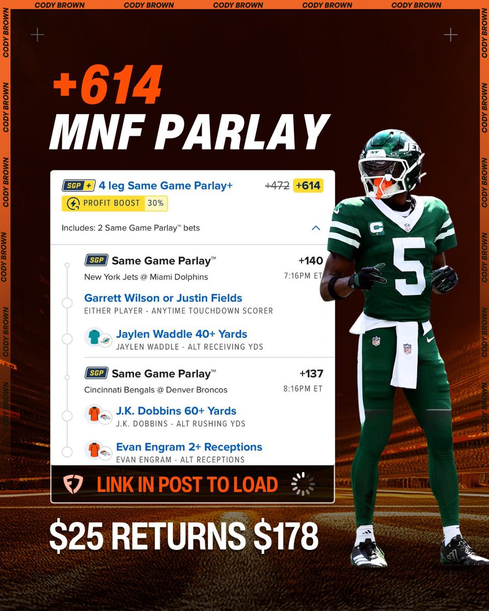 Cody Brown Bets tweet media
