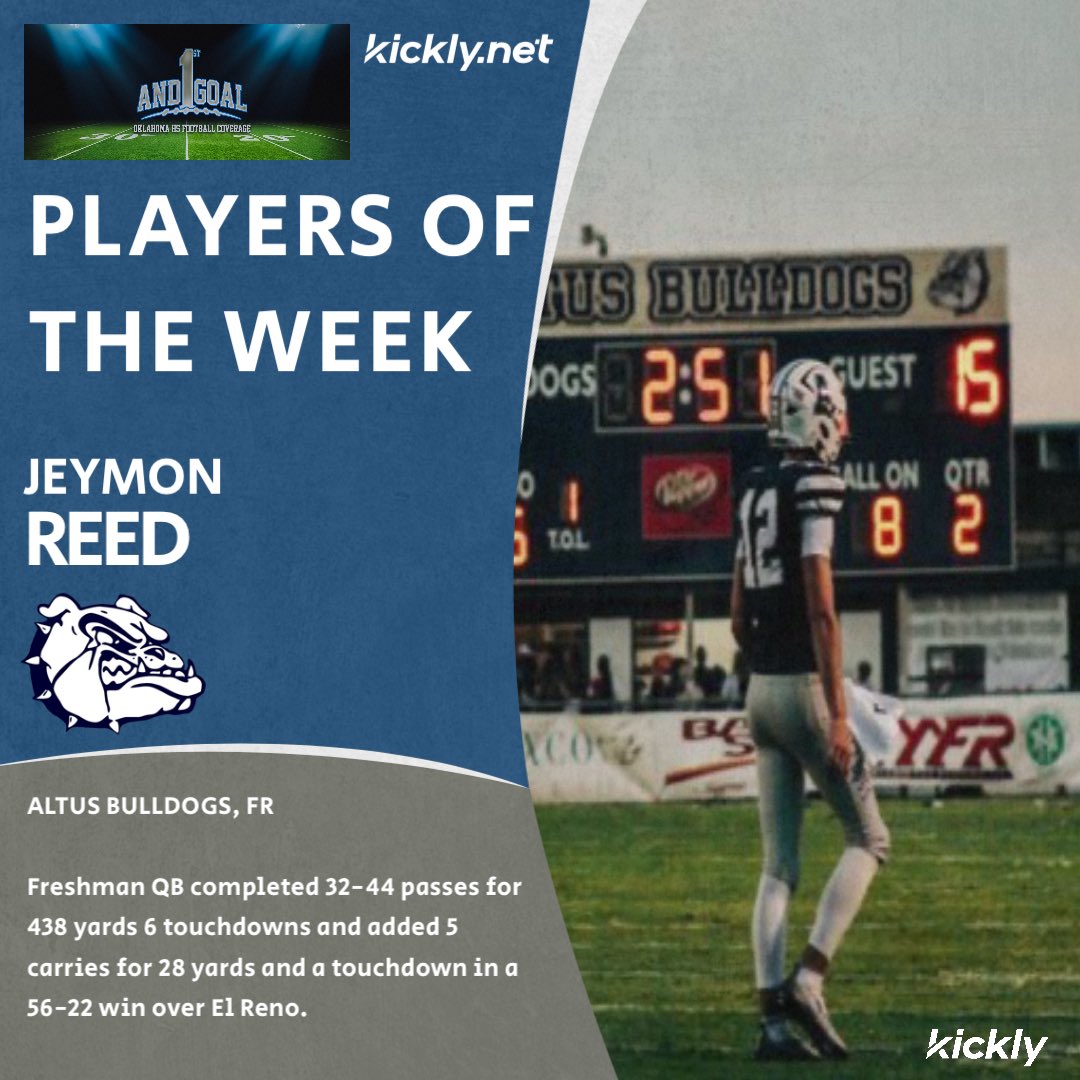 Week 4 Players of the Week!

#okpreps