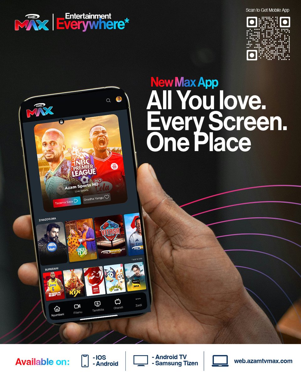 Sandrah_ug's tweet photo. Get all your faves in one spot with the New Max App! 📱📺 Available on iOS, Android, Android TV & more! Scan QR code to download 👉 #MaxApp #EntertainmentEverywhere https://t.co/LeejhQOTfb