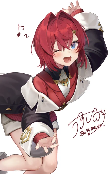 アンちゃん誕生日おめでとう〜!! ※再掲(加筆済み) #アンジュ爆誕 #絵ンジュ