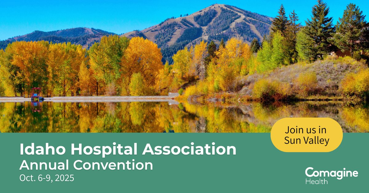 Comagine Health (@comaginehealth) on Twitter photo Join us at the <a href="/teamiha/">Idaho Hospital Assoc</a> Annual Convention Oct. 6-8. ID Medical Director Kelly McGrath will co-present "From the Front Lines: Engaging Clinicians in Quality and Patient Safety Initiatives.” Find us in the sponsors showcases to discuss how we can support you and your work. Join us at the <a href="/teamiha/">Idaho Hospital Assoc</a> Annual Convention Oct. 6-8. ID Medical Director Kelly McGrath will co-present "From the Front Lines: Engaging Clinicians in Quality and Patient Safety Initiatives.” Find us in the sponsors showcases to discuss how we can support you and your work.