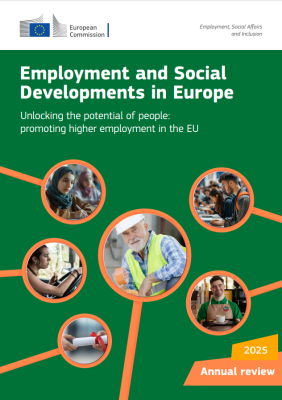 🆕Según el informe de la Comisión sobre la evolución social y del #empleo👩‍🏭👷‍♂️en Europa 2025:

👉mujeres, personas mayores👵, migrantes y personas con discapacidad 🧑‍🦯🧑‍🦽 son fundamentales para hacer frente a la escasez de mano de obra en la UE

Más ℹ️: shre.ink/S8qE