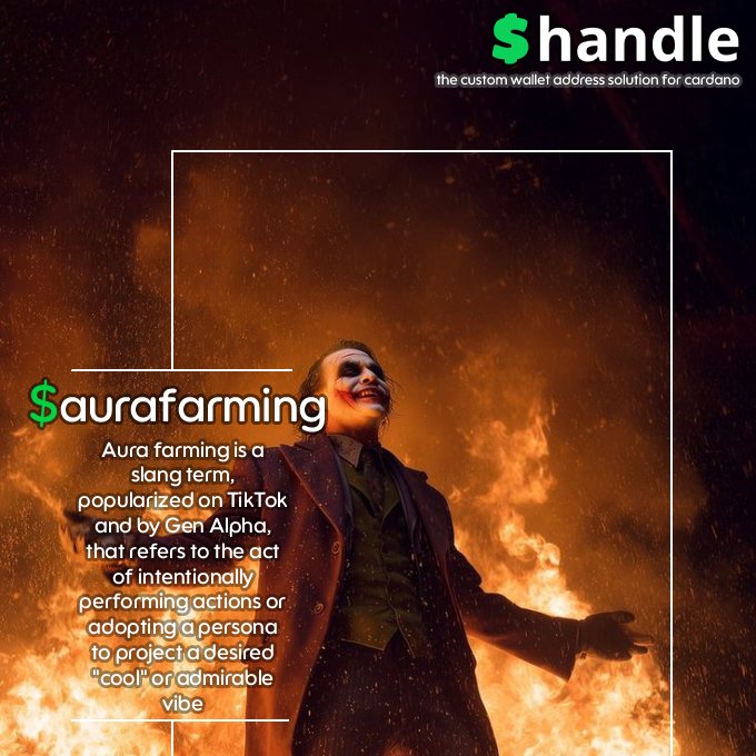 elitehandle's tweet photo. $aurafarming
This handle has not been minted
mint @adahandle @ https://t.co/pDMKv31R4i

#adahandle #handle #cardano #ada #web3 #web3id #nft #nfts #web3name #web3names #ens #did #domain #domainname https://t.co/ivQfPxaGcu