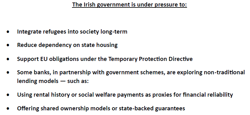 MichaelK_Kelly's tweet photo. Refugees can now apply for mortgages with reduced criteria — while 5,000 Irish children are homeless. 

This isn’t hate. It’s a call for fairness

@fiannafailparty @FineGeal @rtenews @IrishRefugeeCo @SkyNews @griptmedia https://t.co/s08N1gXV8v
