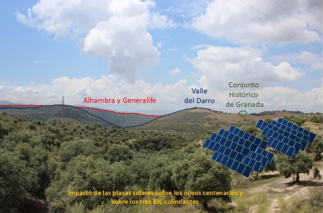 IndeGranada's tweet image. #Icomos pide paralizar las plantas fotovoltaicas en El Fargue por su &quot;altísimo riesgo de impacto negativo&quot; en la Alhambra y el Albaicín

El organismo asesor de la #Unesco reprende a las administraciones y les insta a ser &quot;mucho más vigilantes&quot; 
👇👇👇
elindependientedegranada.es/cultura/icomos…