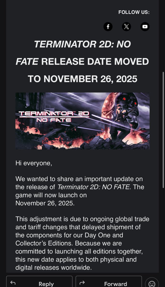 Treestarhunter's tweet image. :D delayed AGAIN #Terminator2D #Terminator2DNoFate
