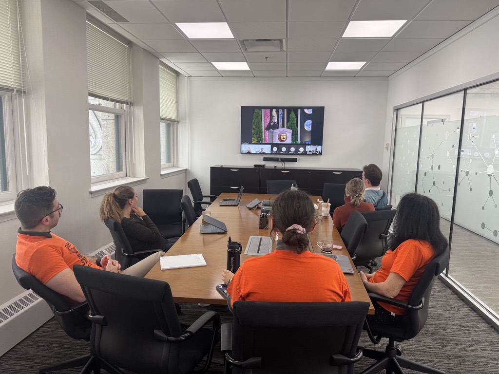 In recognition of the National Day of Truth and Reconciliation, the C3 team gathered to view Áʼa꞉líya Warbus’ keynote presentation at the 2025 Indigenous Resource Opportunities Conference. We encourage you to listen to Áʼa꞉líya’s powerful keynote here: youtu.be/ZSXtMGDQj8o?si…