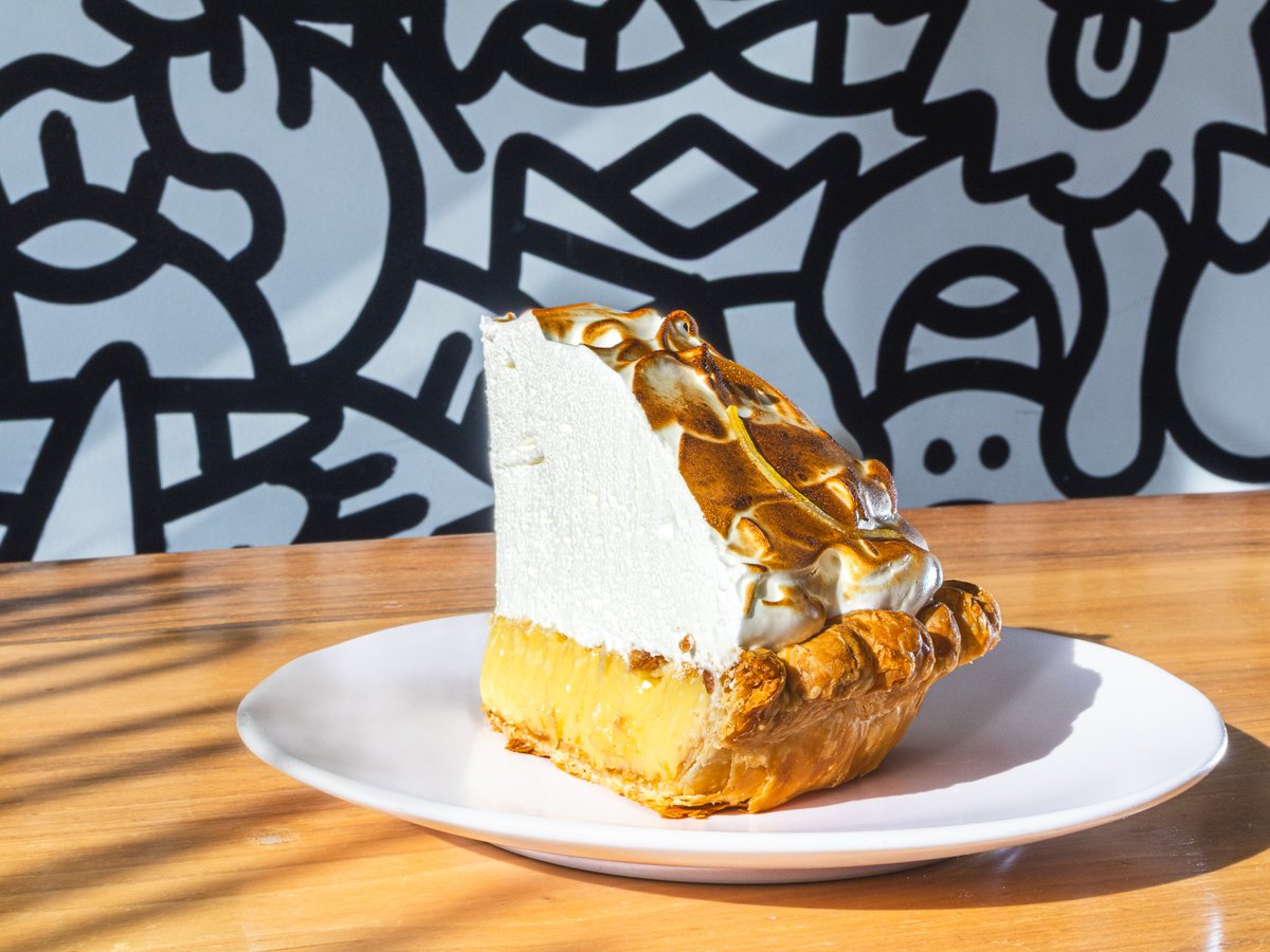 This isn’t just dessert—it’s a centerpiece. Our sky-high Lemon Meringue Pie is tart, fluffy, and piled with dramatic meringue clouds that demand a spoon (or two). Perfect for sharing, or not. Available at brunch and dinner all week long. 🍋☁️✨
