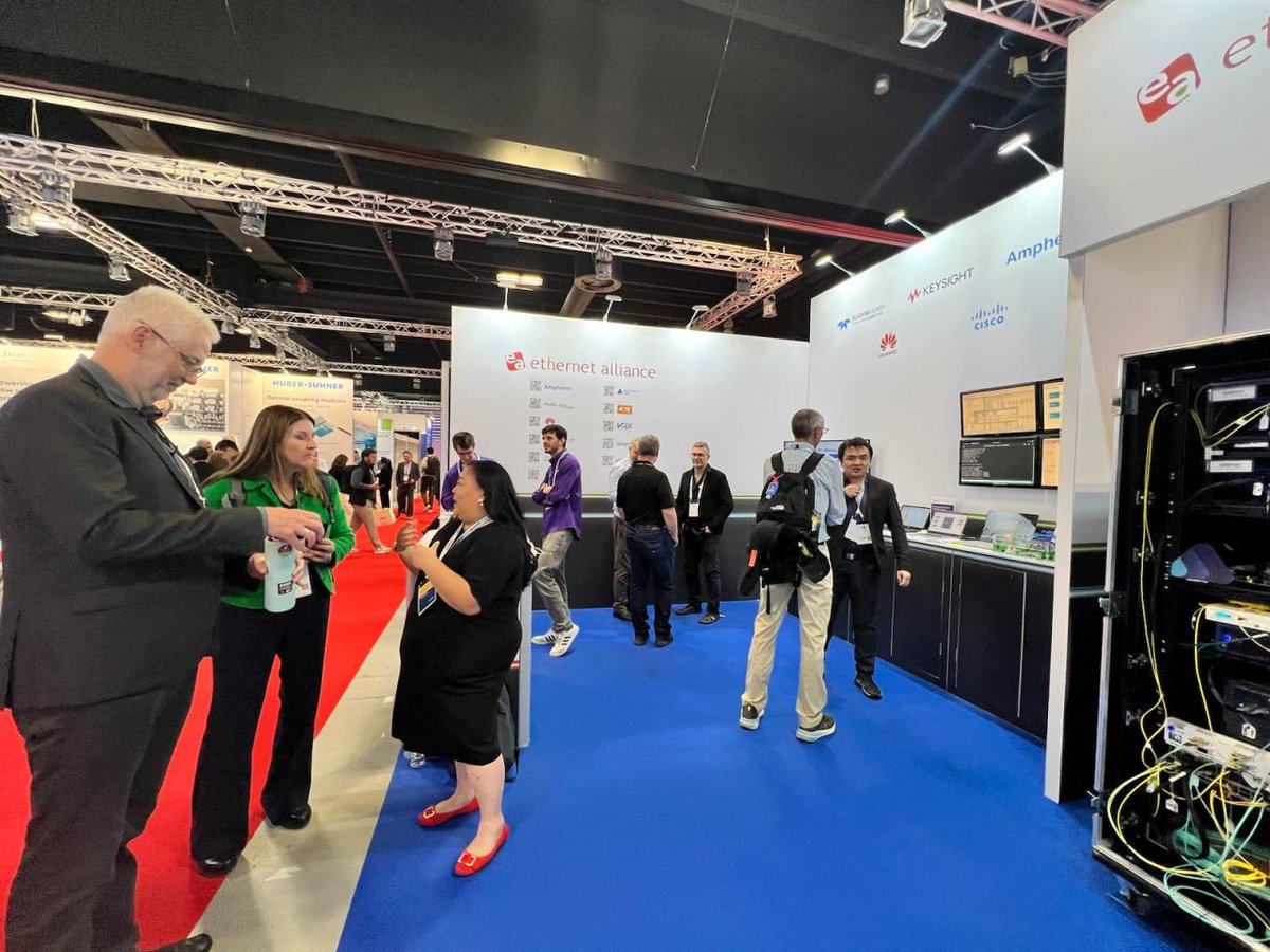 EthernetAllianc's tweet photo. Hej! We have arrived at #ECOC2025! Come say hi at booth C1419. #Ethernet #VoiceOfEthernet #ECOC https://t.co/H3m13xORVF
