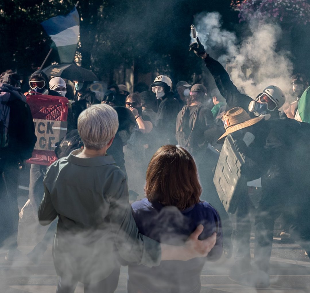 Aimee and I were thrilled to attend another peaceful protest outside the #ICE facility in Portland.