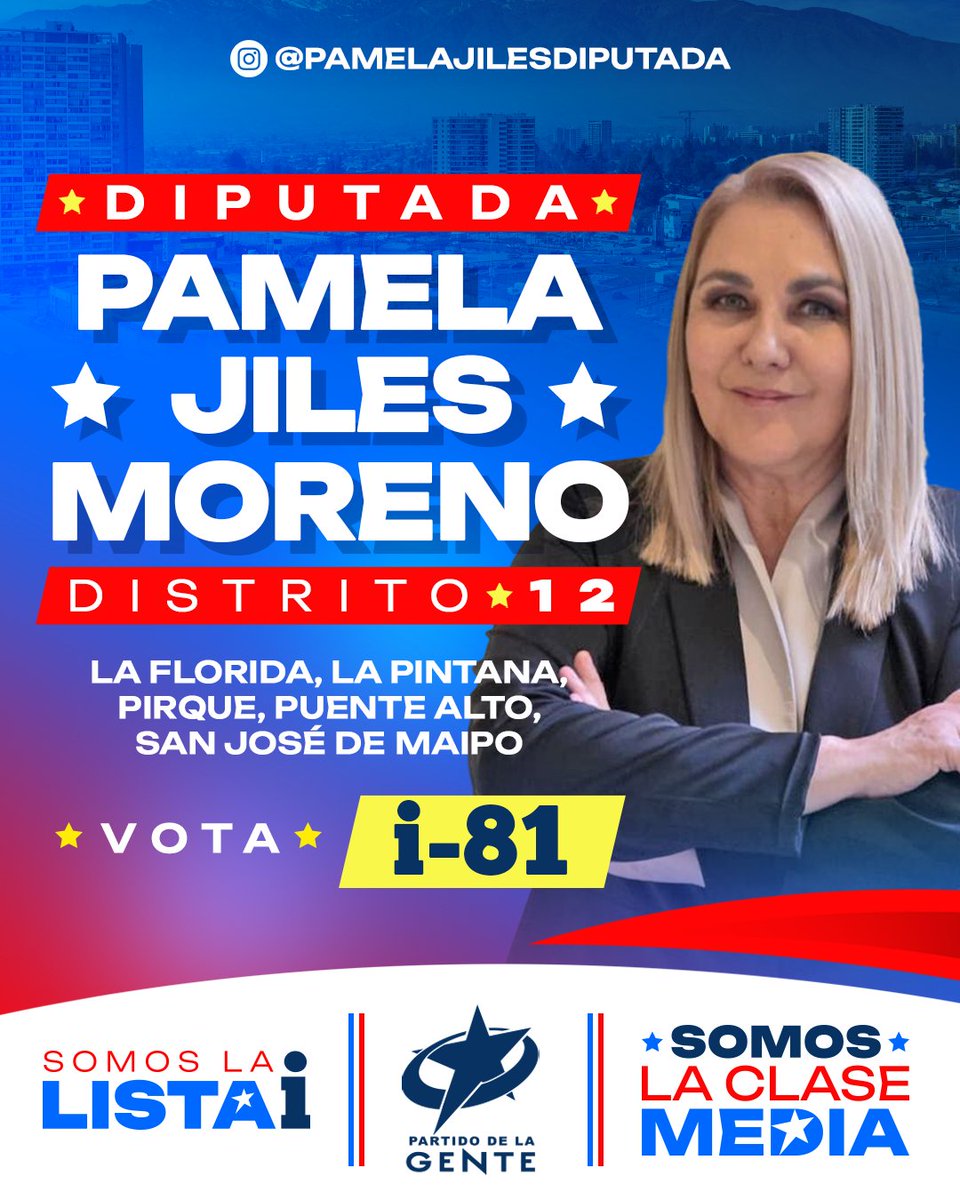 VAMOS ABUELA <a href="/PamJiles/">#PamelaJilesDiputada</a>  X UN #NUEVORETIRO 🇨🇱✨